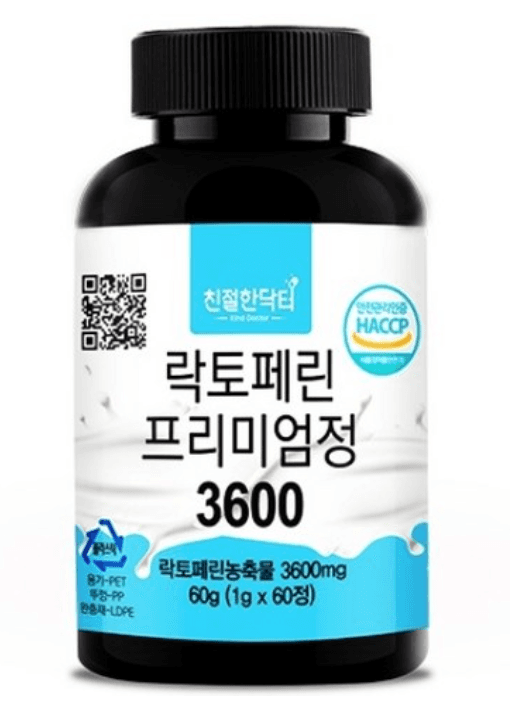   친절한닥터 락토페린 3600mg, 60정, 1개